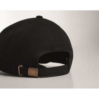 Gorra con hebilla publicitaria